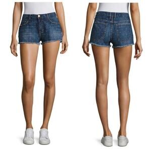 Current/Elliot The Boyfriend Star Print Shorts